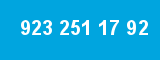 923 251 17 92 923 251 17 92